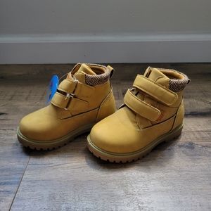 Toddler Waterproof Strap Work Boots